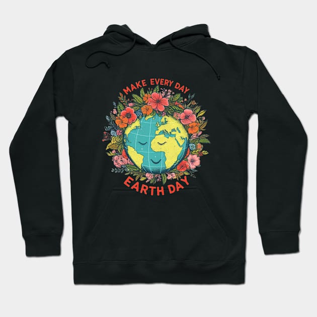 Earth Day 2024 Hoodie by BukovskyART